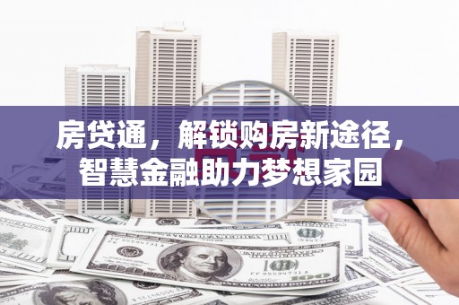 九龙城房贷通，解锁购房新途径，智慧金融助力梦想家园