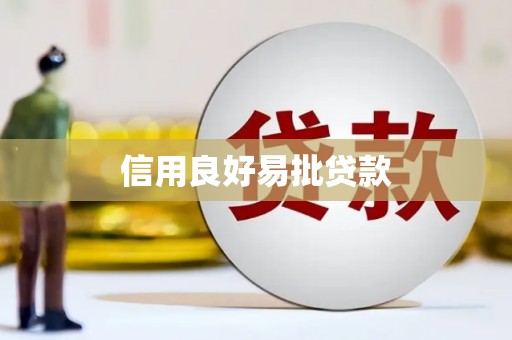 九龙城信用良好易批贷款