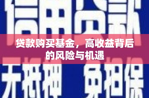 九龙城贷款购买基金，高收益背后的风险与机遇