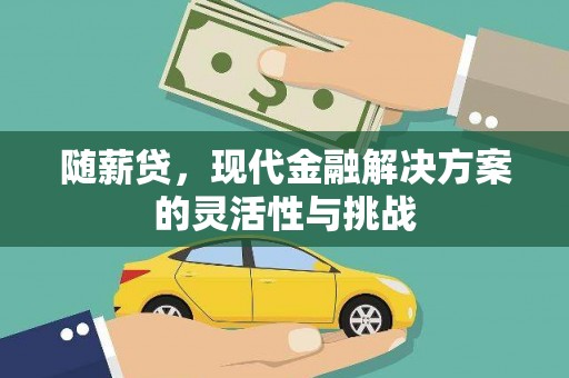九龙城随薪贷，现代金融解决方案的灵活性与挑战