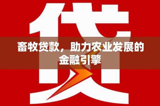 九龙城畜牧贷款，助力农业发展的金融引擎