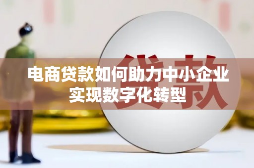 九龙城电商贷款如何助力中小企业实现数字化转型