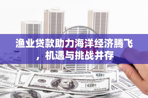 九龙城渔业贷款助力海洋经济腾飞，机遇与挑战并存
