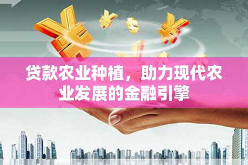 九龙城贷款农业种植，助力现代农业发展的金融引擎