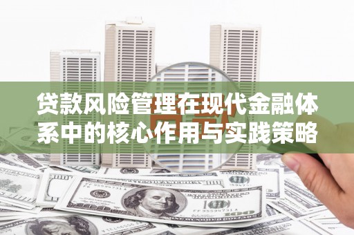 九龙城贷款风险管理在现代金融体系中的核心作用与实践策略