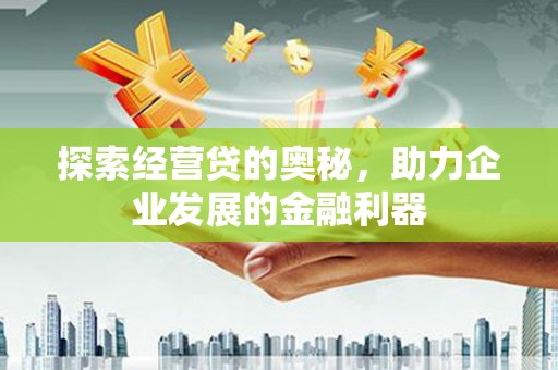 九龙城探索经营贷的奥秘，助力企业发展的金融利器