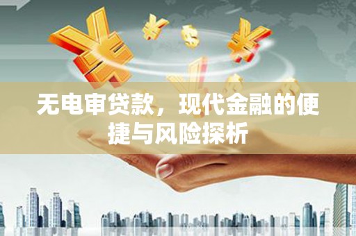 九龙城无电审贷款，现代金融的便捷与风险探析