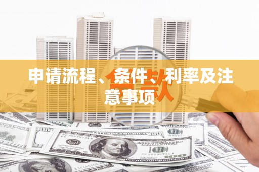 九龙城申请流程、条件、利率及注意事项