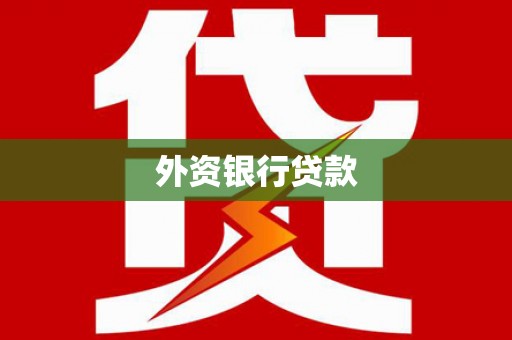 九龙城外资银行贷款