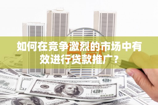 九龙城如何在竞争激烈的市场中有效进行贷款推广？