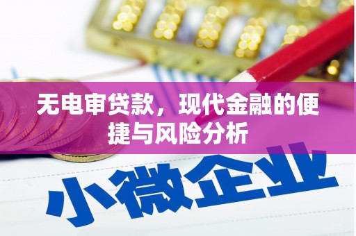 九龙城无电审贷款，现代金融的便捷与风险分析