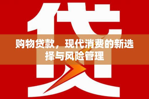 九龙城购物贷款，现代消费的新选择与风险管理