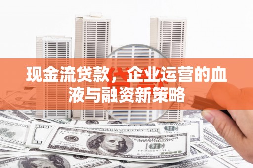 九龙城现金流贷款，企业运营的血液与融资新策略