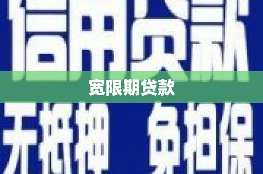 九龙城宽限期贷款
