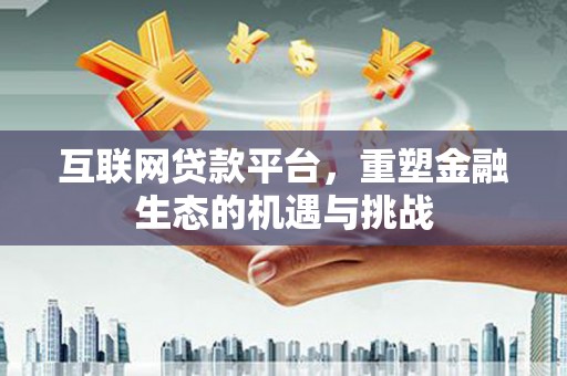 九龙城互联网贷款平台，重塑金融生态的机遇与挑战
