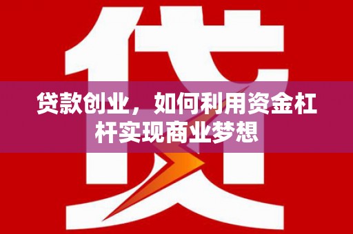 九龙城贷款创业，如何利用资金杠杆实现商业梦想