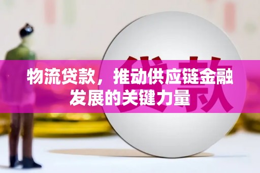 九龙城物流贷款，推动供应链金融发展的关键力量