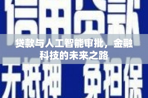 九龙城贷款与人工智能审批，金融科技的未来之路