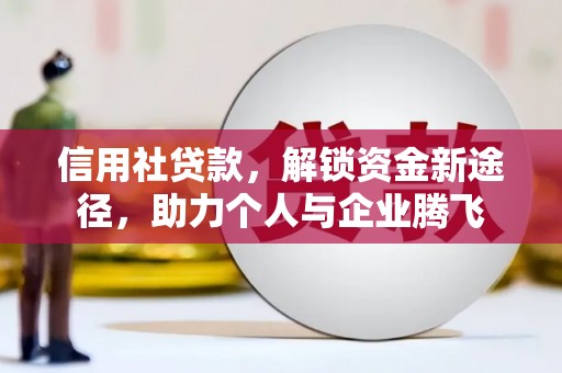 九龙城信用社贷款，解锁资金新途径，助力个人与企业腾飞