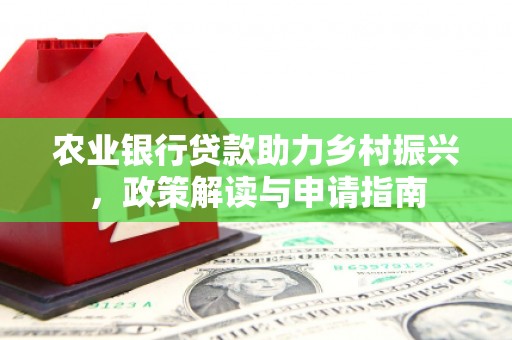 九龙城农业银行贷款助力乡村振兴，政策解读与申请指南