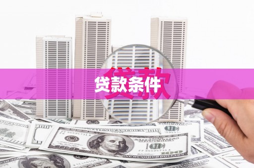 九龙城贷款条件