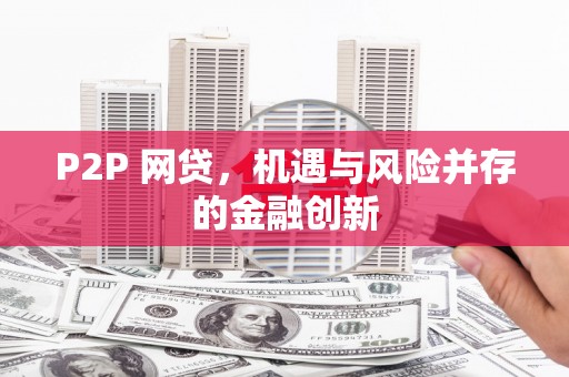 九龙城P2P 网贷，机遇与风险并存的金融创新