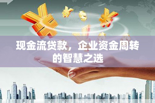 九龙城现金流贷款，企业资金周转的智慧之选