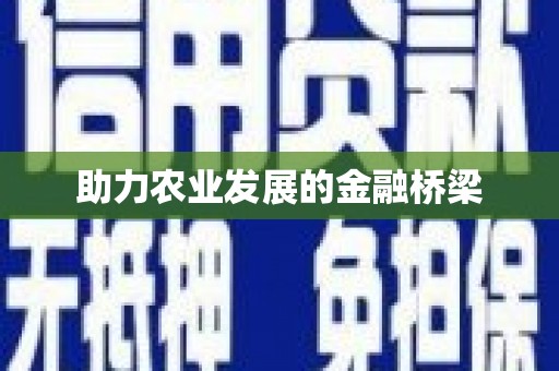 九龙城助力农业发展的金融桥梁