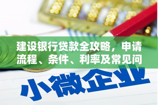 九龙城建设银行贷款全攻略，申请流程、条件、利率及常见问题解答