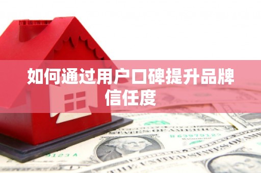九龙城如何通过用户口碑提升品牌信任度