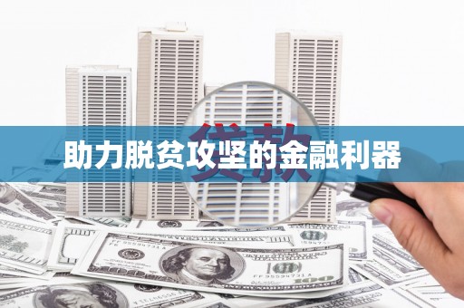 九龙城助力脱贫攻坚的金融利器