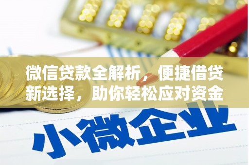 九龙城微信贷款全解析，便捷借贷新选择，助你轻松应对资金需求